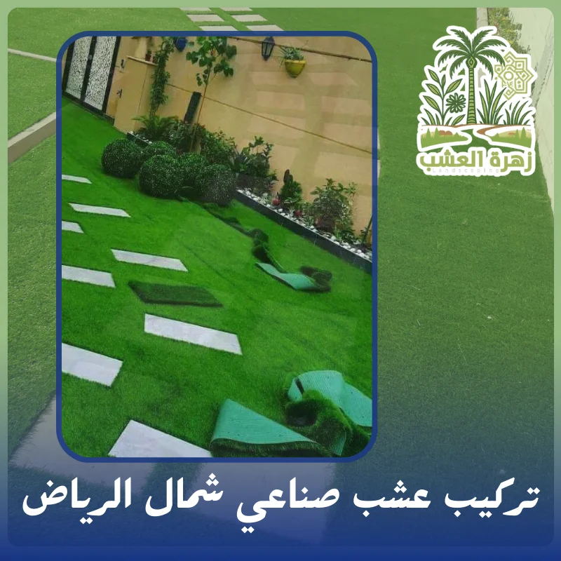 تركيب عشب صناعي