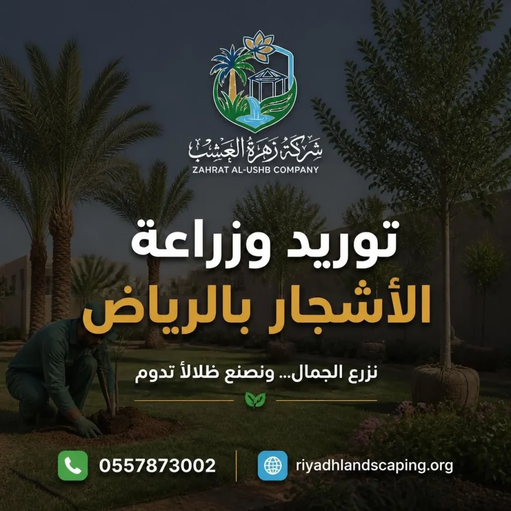 شركة توريد وزراعة الأشجار بالرياض