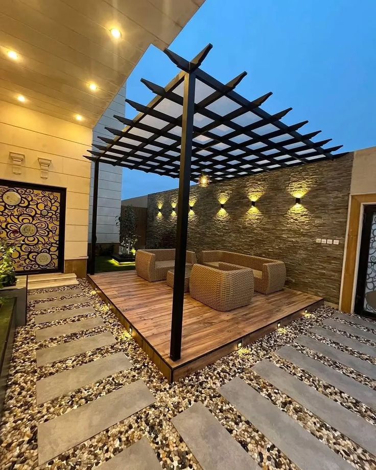 تصميم مظلات وبرجولات